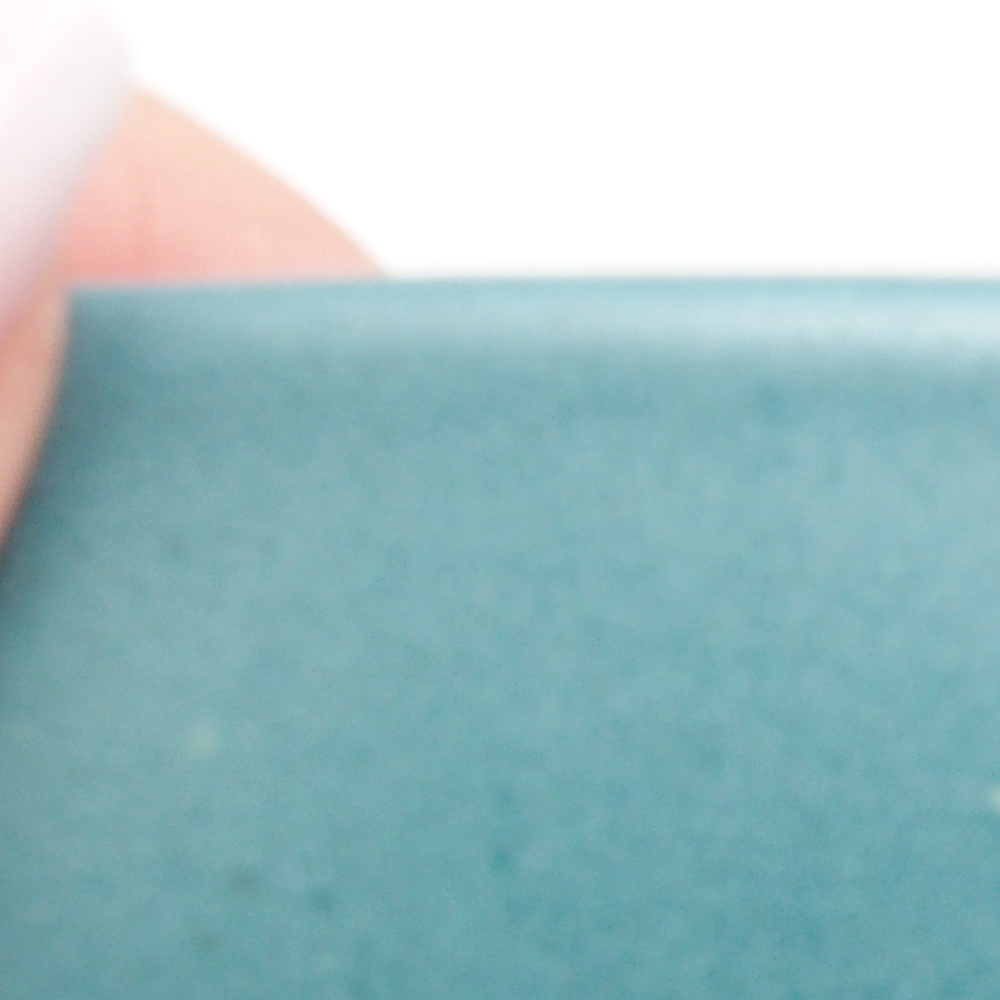 Bonsaischaal van keramiek 6,5 x 5,5 x 4 cm, kleur blauw