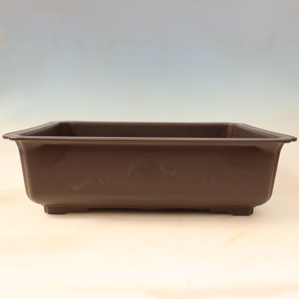 Bonsai-bak van kunststof MP-35 bruin - 49 x 36 x 14,5 cm 