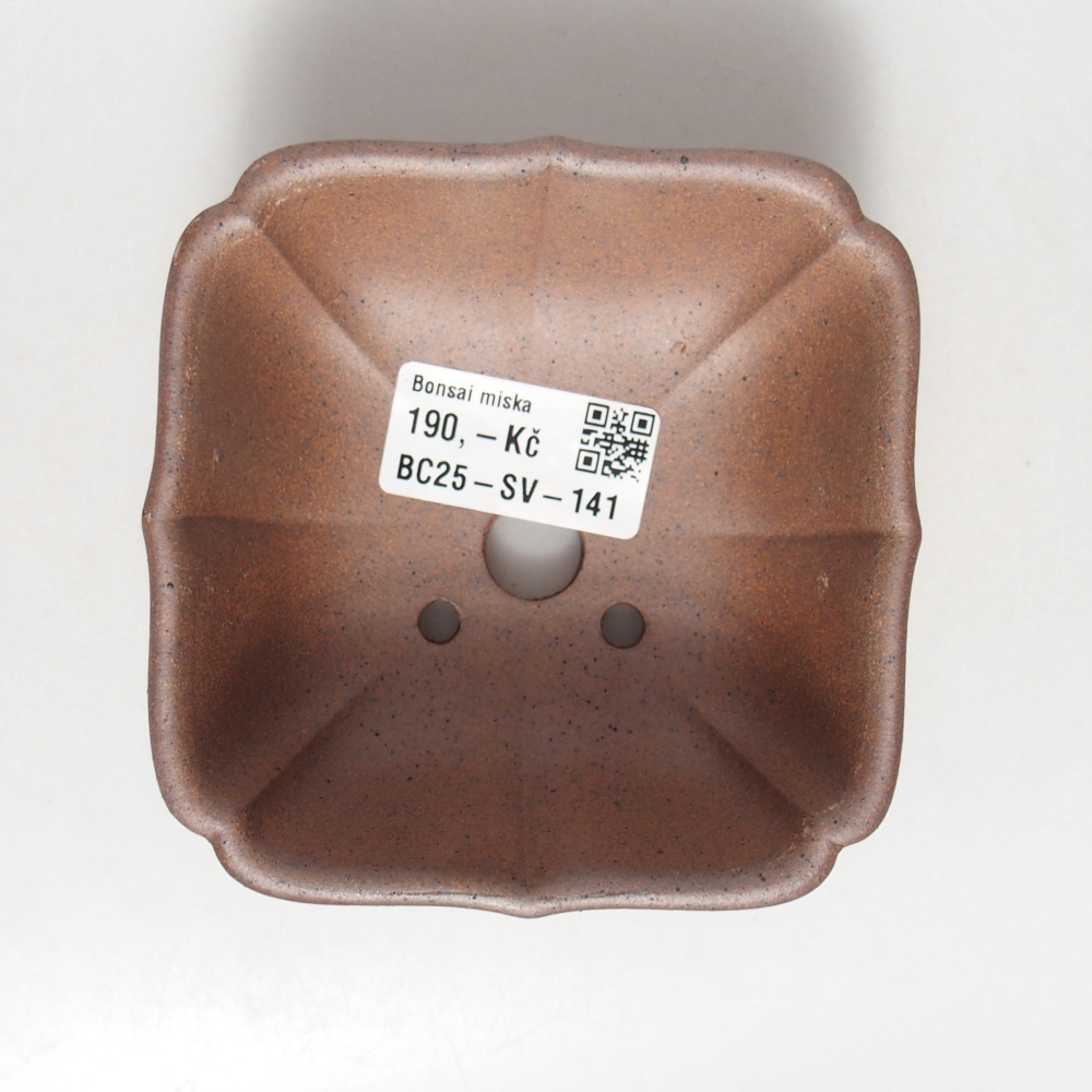 Kom 10 x 10 x 4,5 cm bruin