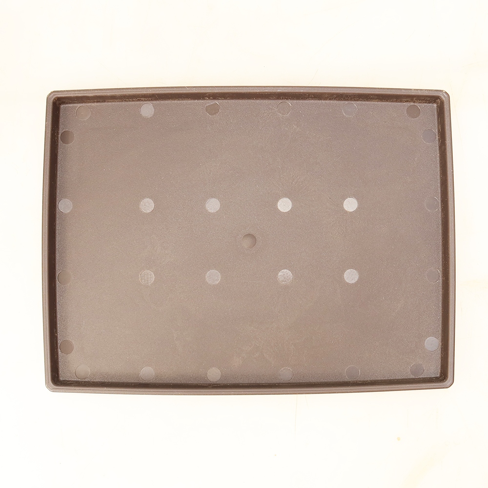 Bonsai-onderpot van PP-5-kunststof - 28 x 21 x 1,5 cm, kleur: bruin