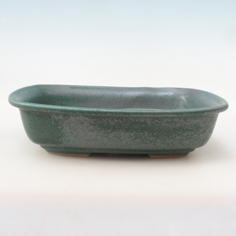 Bonsaischaal H08 - 25 x 19,5 x 6 cm - groen