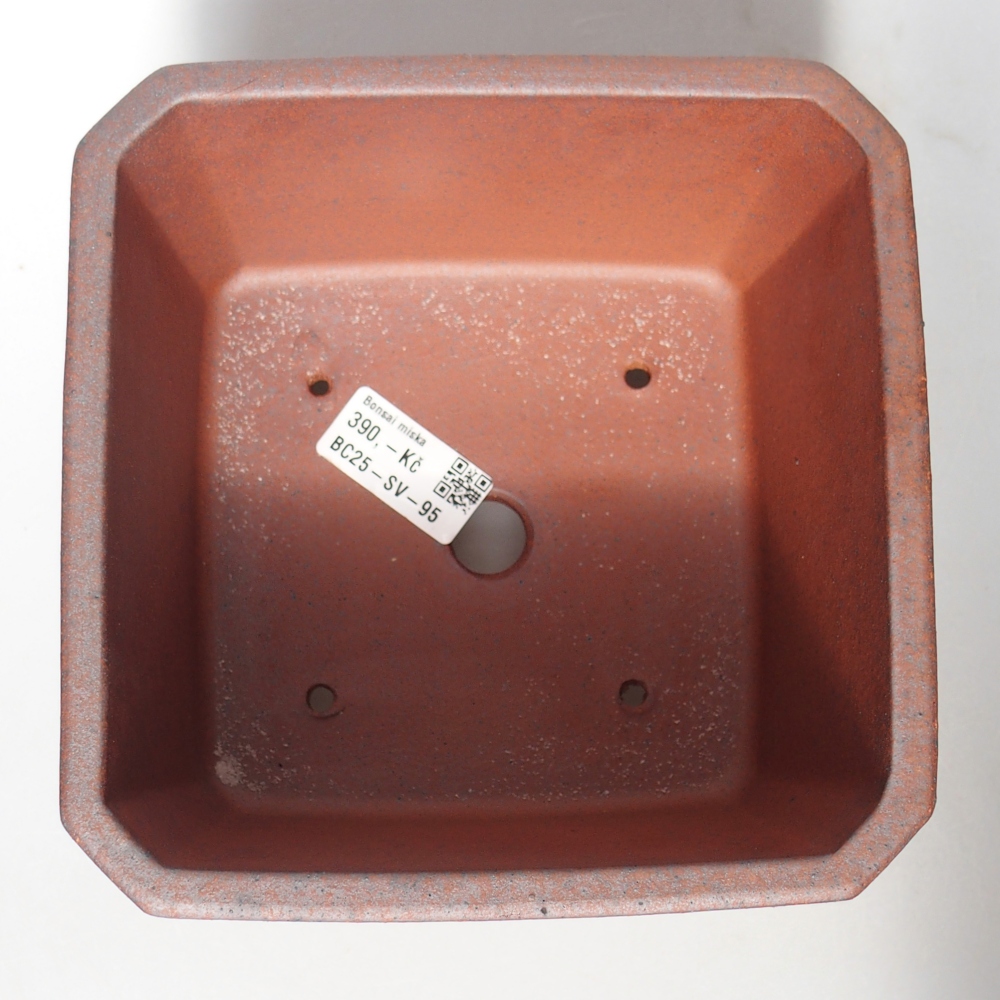 Kom 16,5 x 16,5 x 11,5 cm bruin