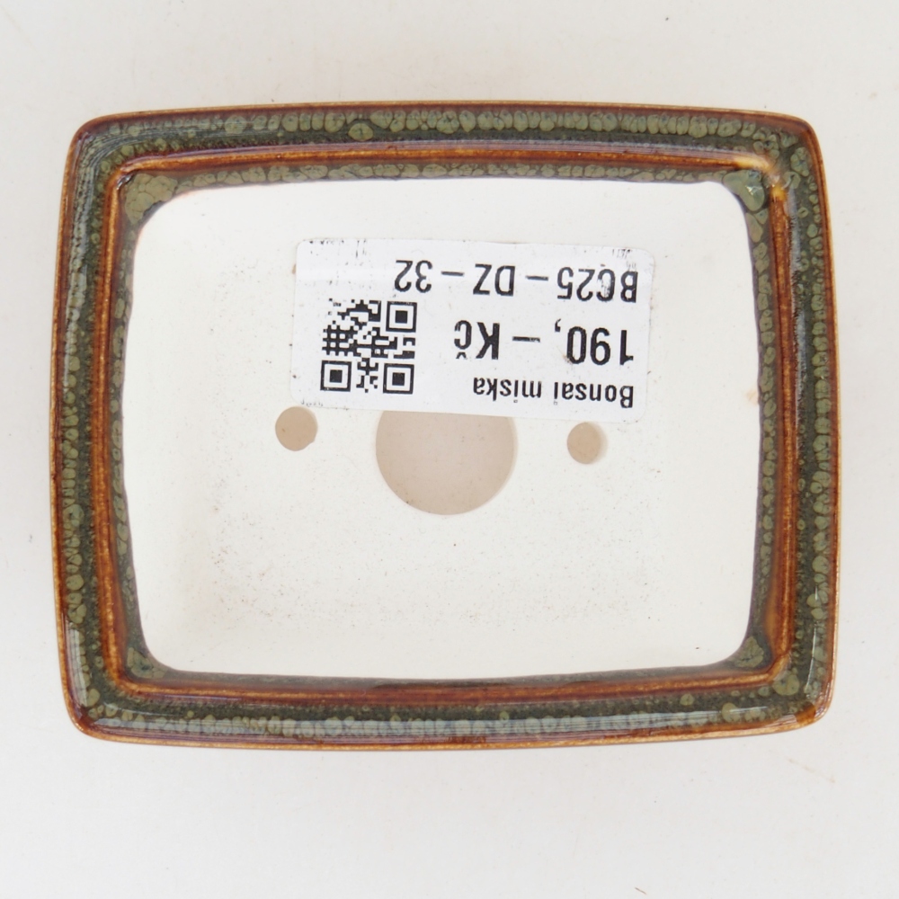 Mini bonsaischaal 7,5 x 6 x 3 cm, bruin