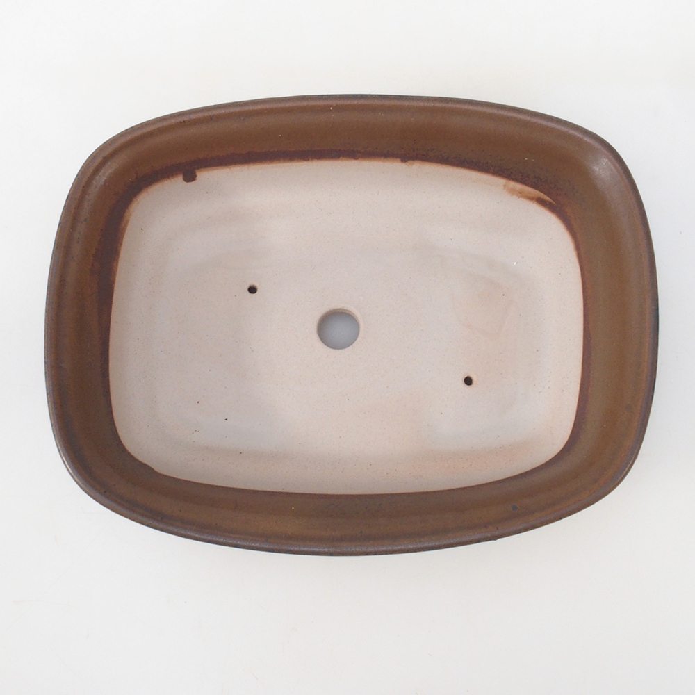 Bonsaischaal H09 - 30 x 23 x 7,5 cm - bruin