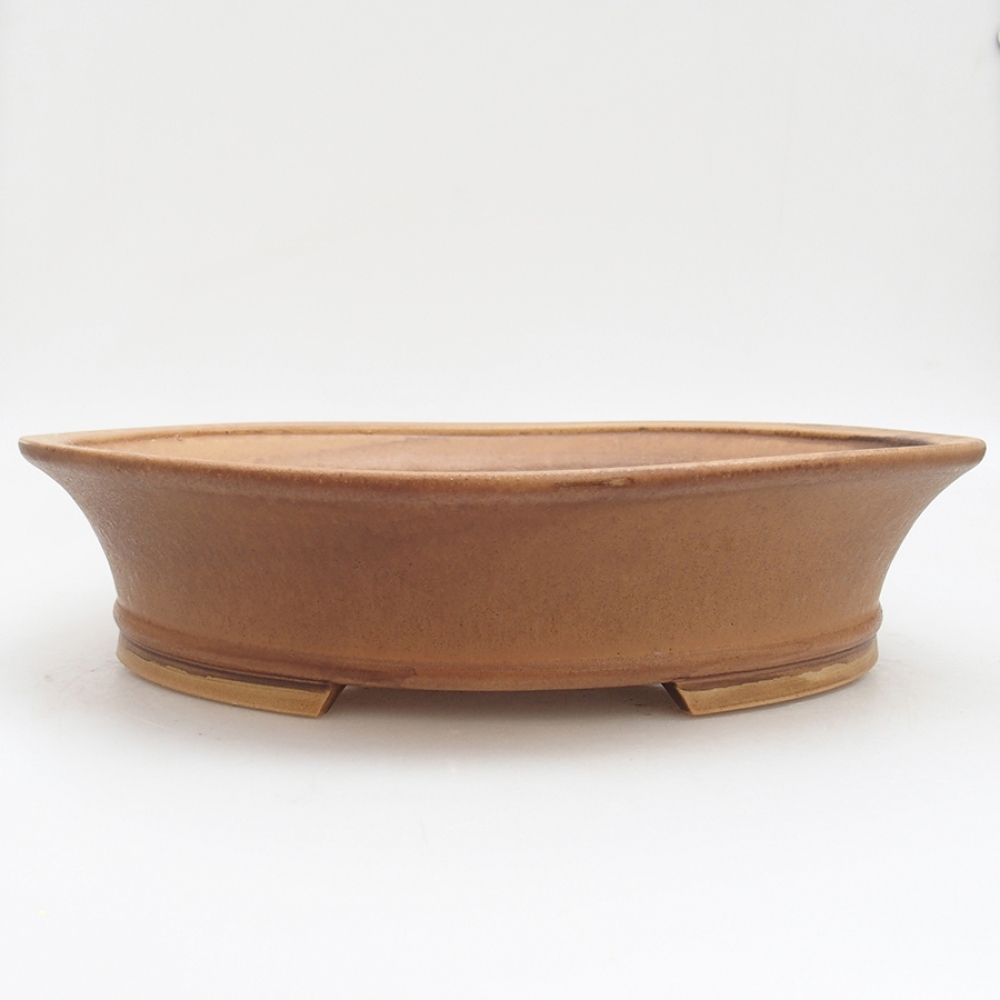 Bonsaischaal van keramiek 32 x 29 x 7 cm, roze