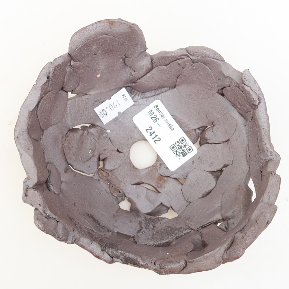 Keramische schaal  13,5 x 13,5 x 7 cm, metaalachtige kleur