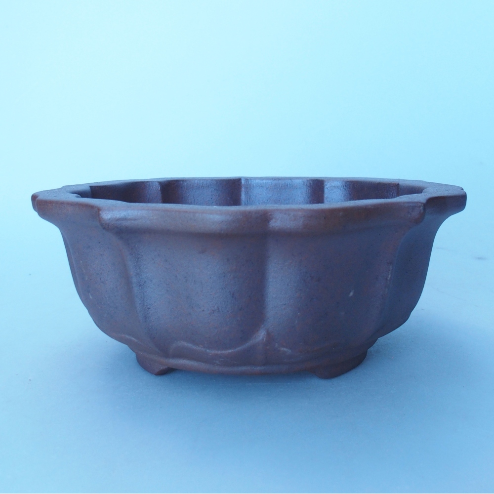 Kom 14,5 x 14,5 x 8,5 cm bruin