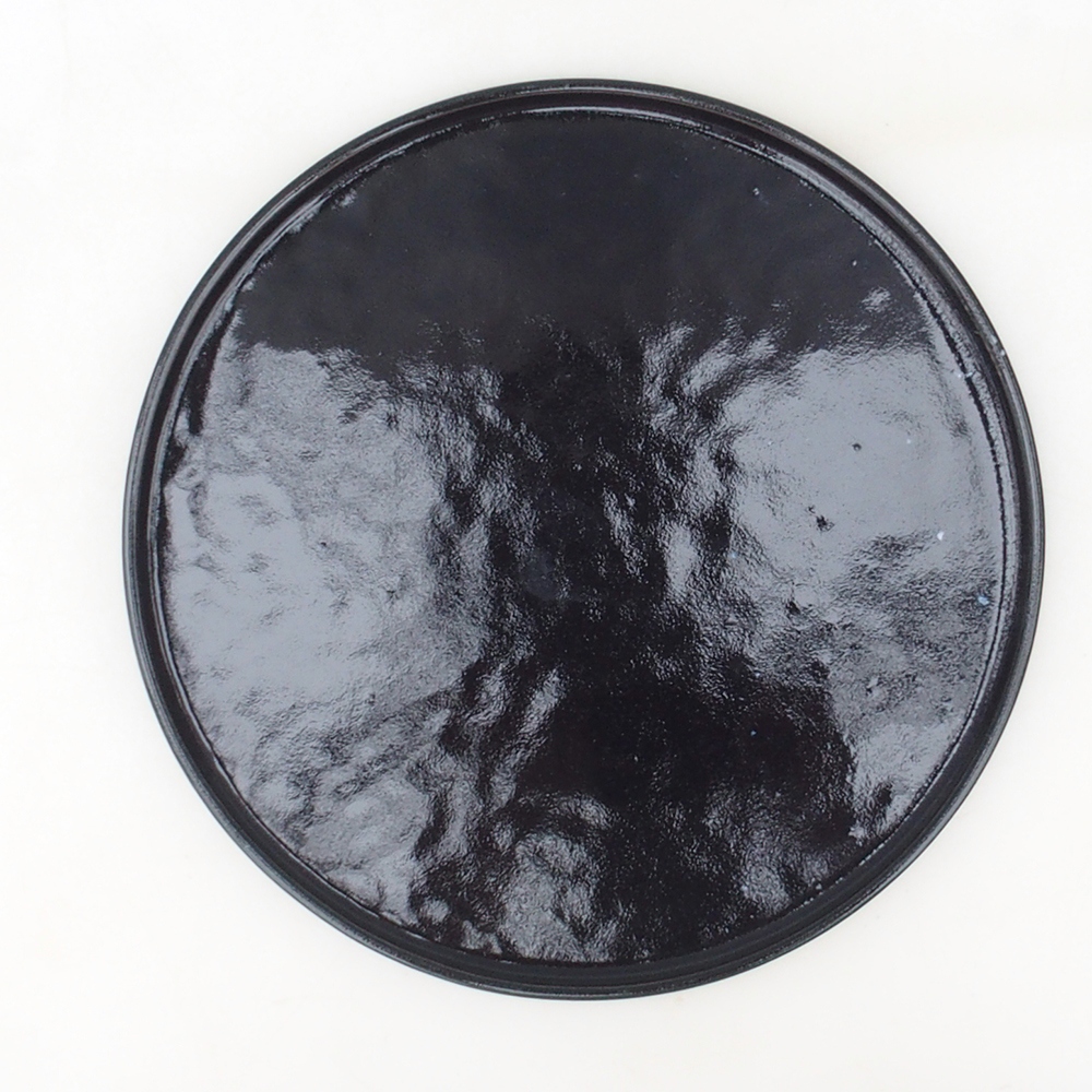 Ronde Bonsai Console D7-L - 28 x 28 x 1,5 cm - zwart