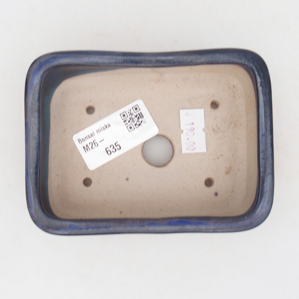 Bonsaischaal van keramiek 125 x 10 x 3 cm, bruin