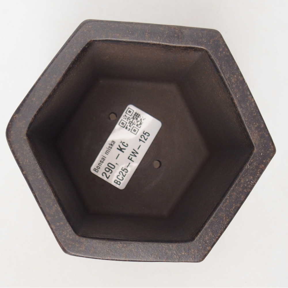 Schaal 10 x 9 x 9,5 cm bruin oker