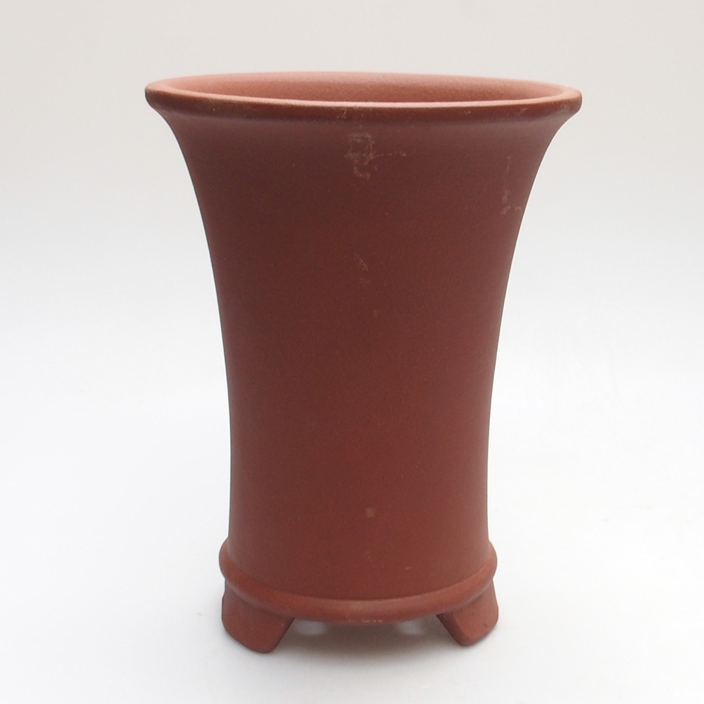 Kom 14 x 14 x 18 cm baksteenkleur