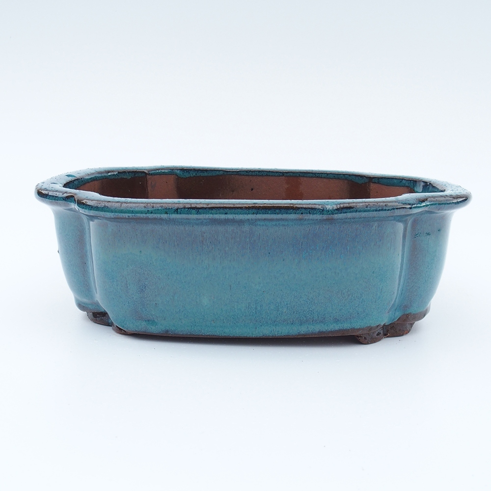 Kom 26 x 20 x 8,5 cm blauwgroen