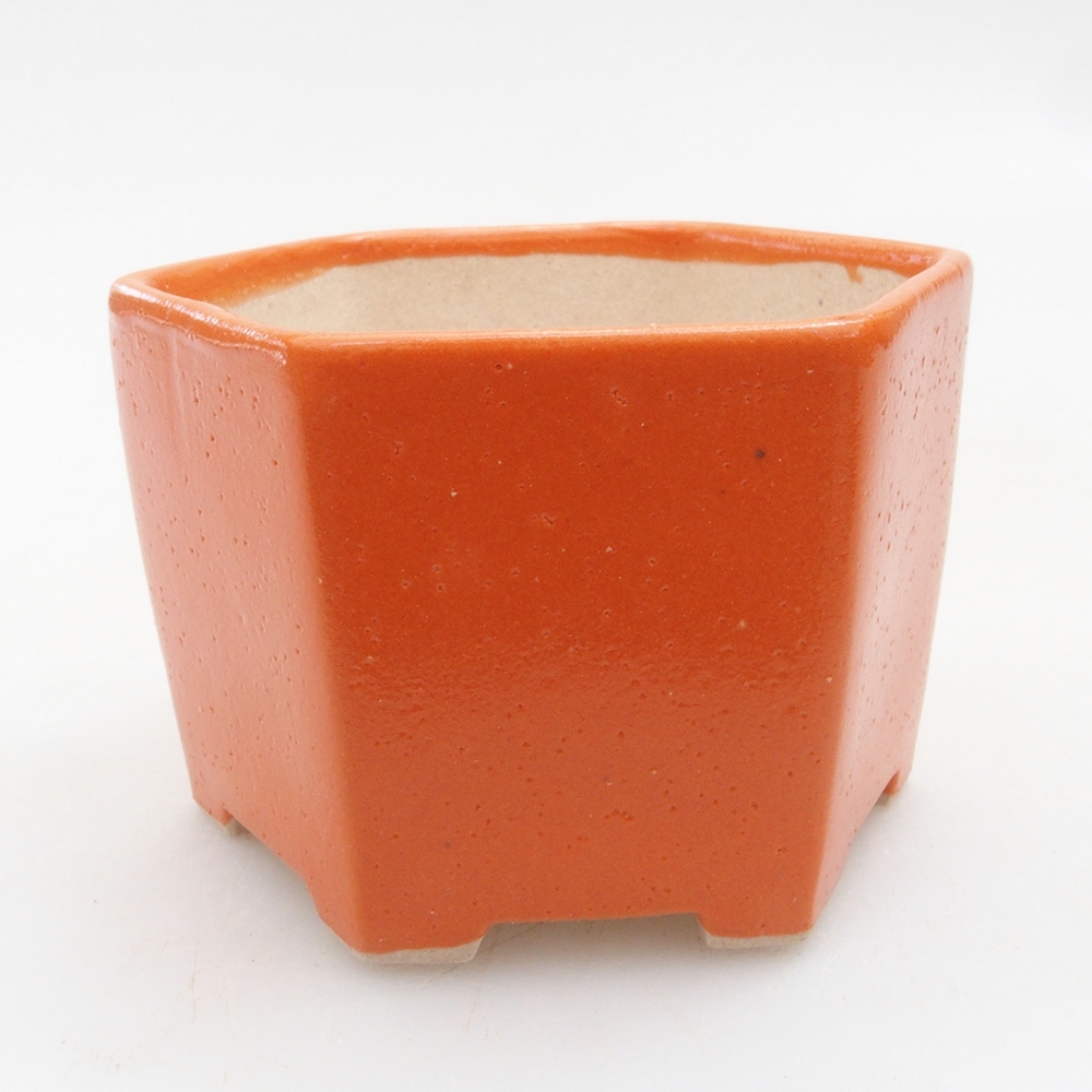 Mini bonsaischaal 6,5 x 6 x 4,5 cm, oranje