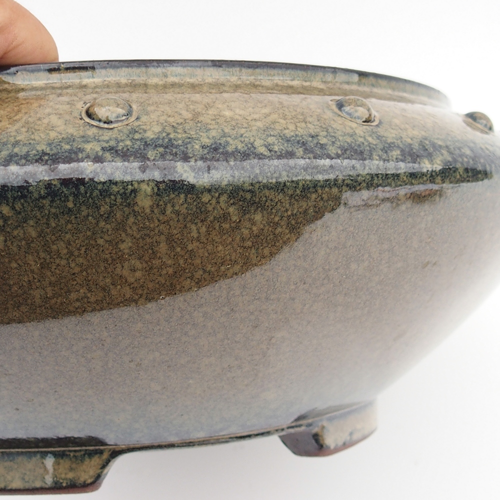 Kom 34 x 13 cm grijs