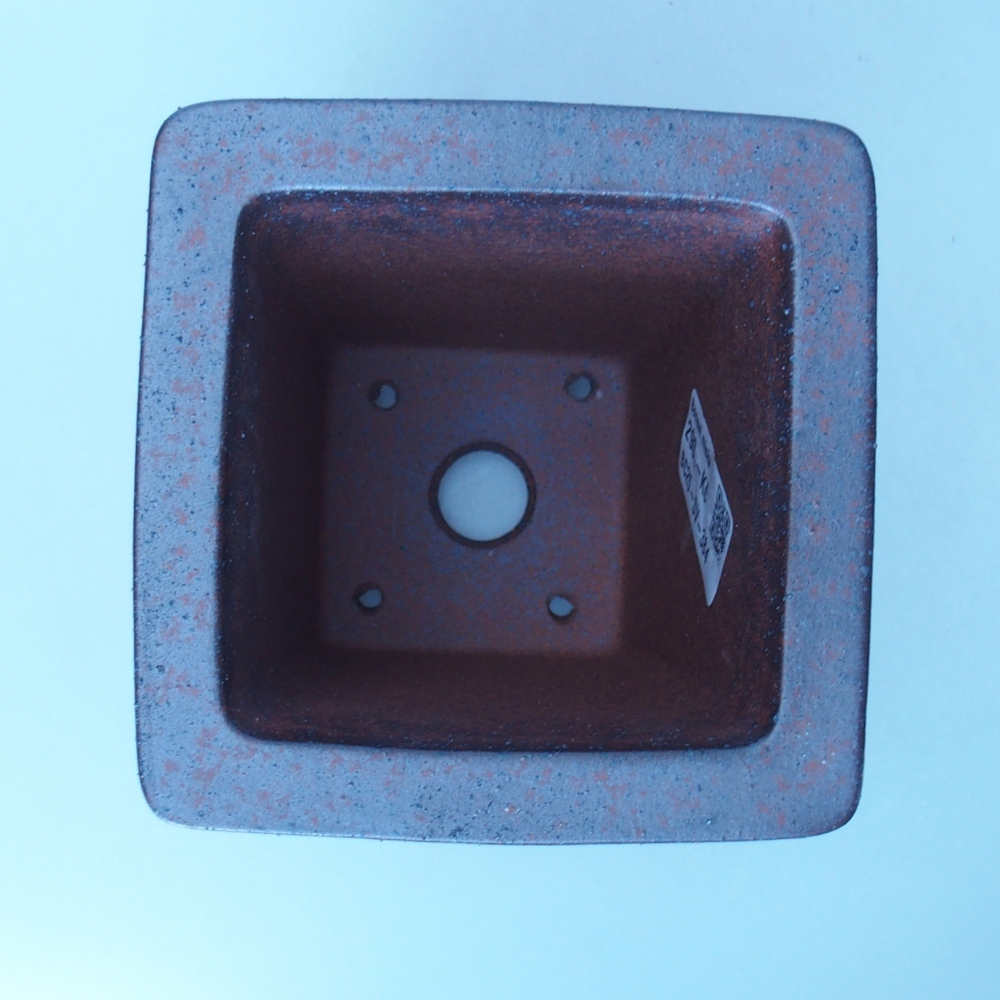 Kom 11,5 x 11,5 x 13 cm bruin