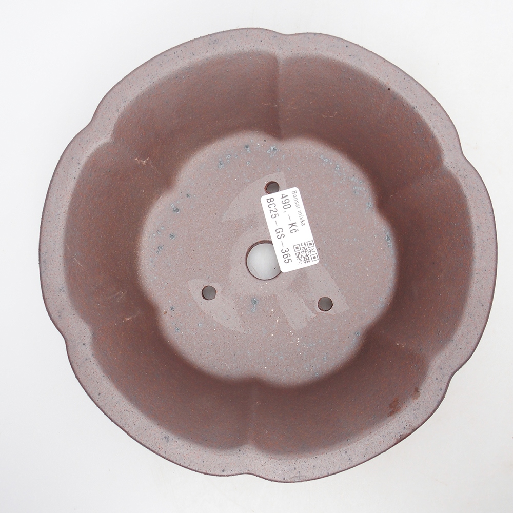 Kom 20 x 20 x 6,5 cm bruin