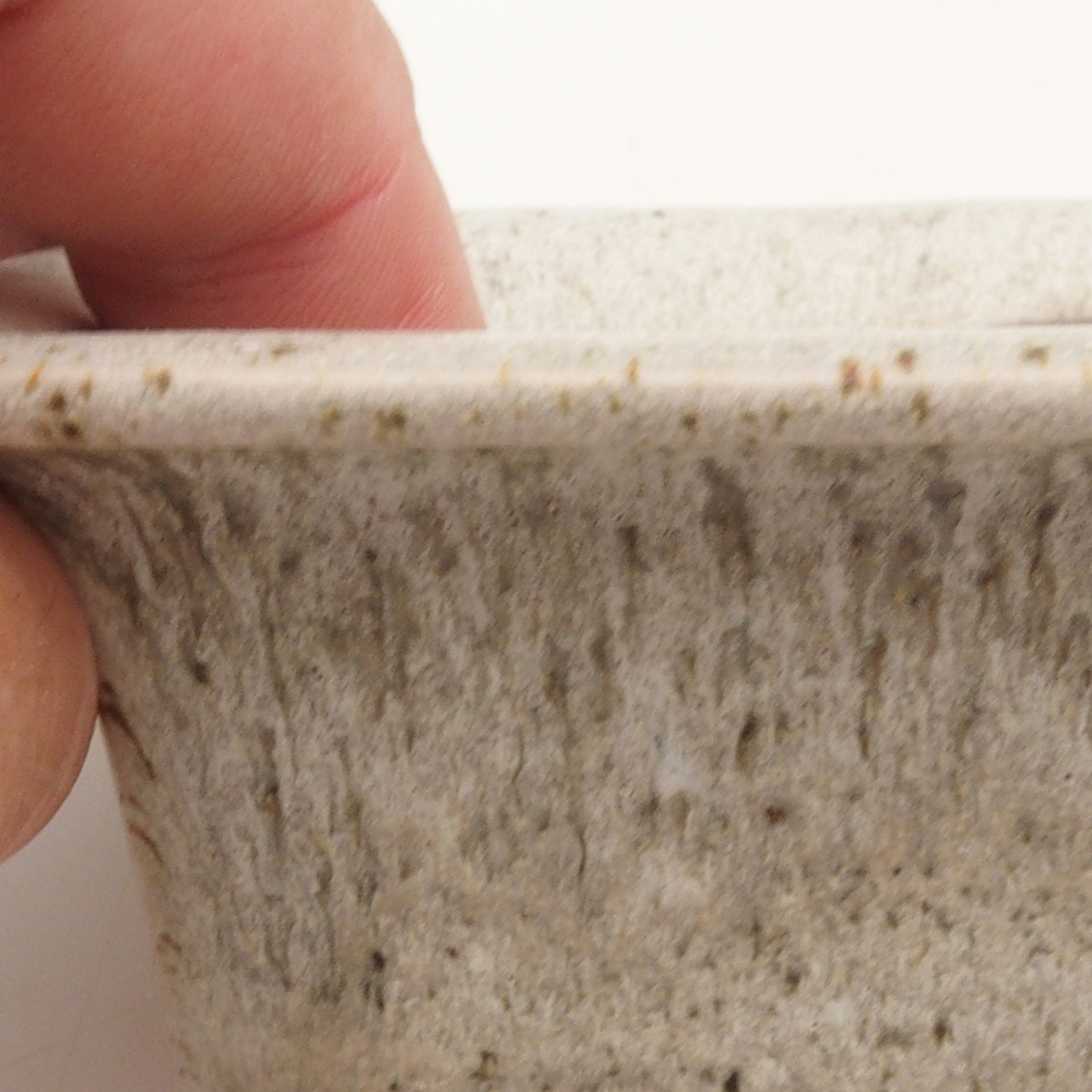 Bonsaischaal H11 - 11,5 x 10 x 4 cm - beige