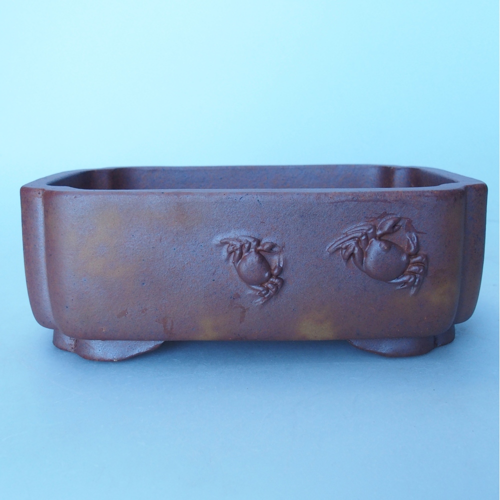 Kom 16 x 11 x 6 cm bruin