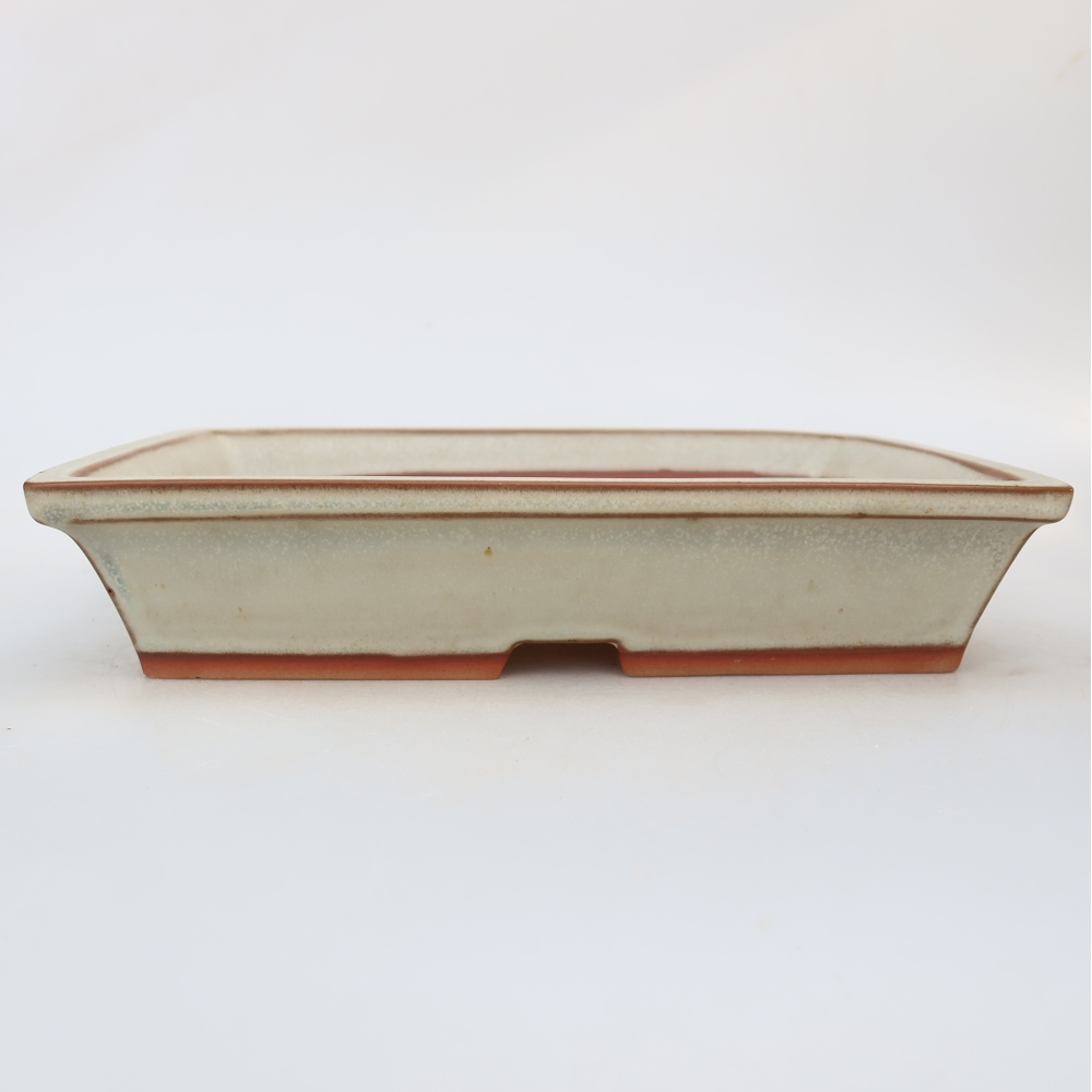 Keramische schaal  26 x 19,5 x 5,5 cm, kleur: beige