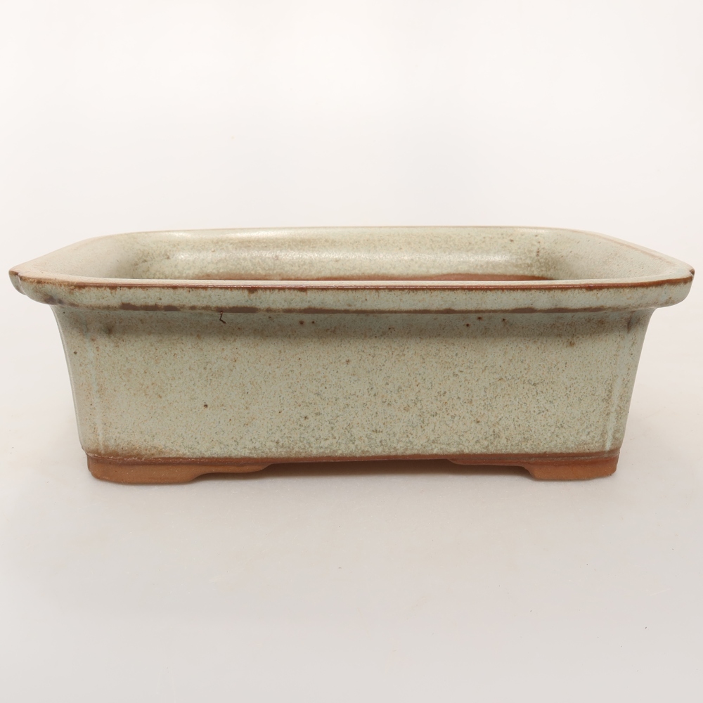 Keramische schaal  20 x 15,5 x 6 cm, kleur: beige