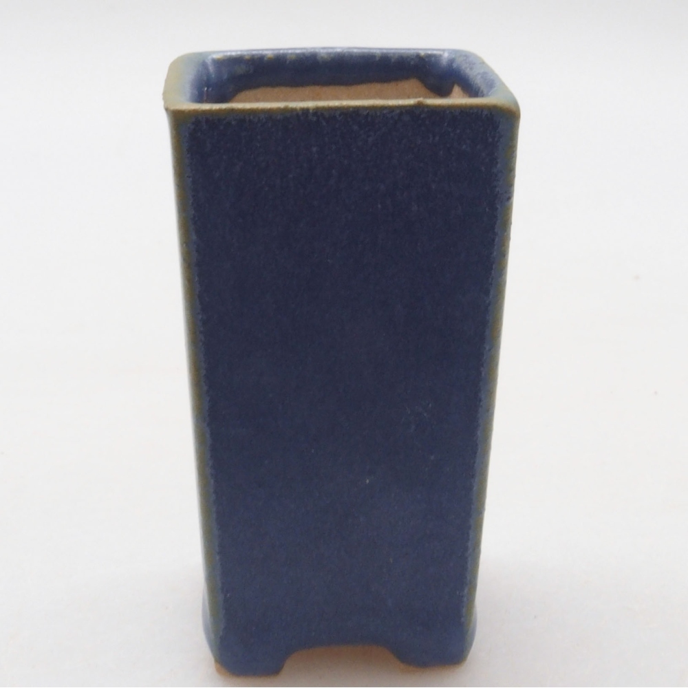 Mini bonsaischaal 3 x 3 x 5 cm, blauw