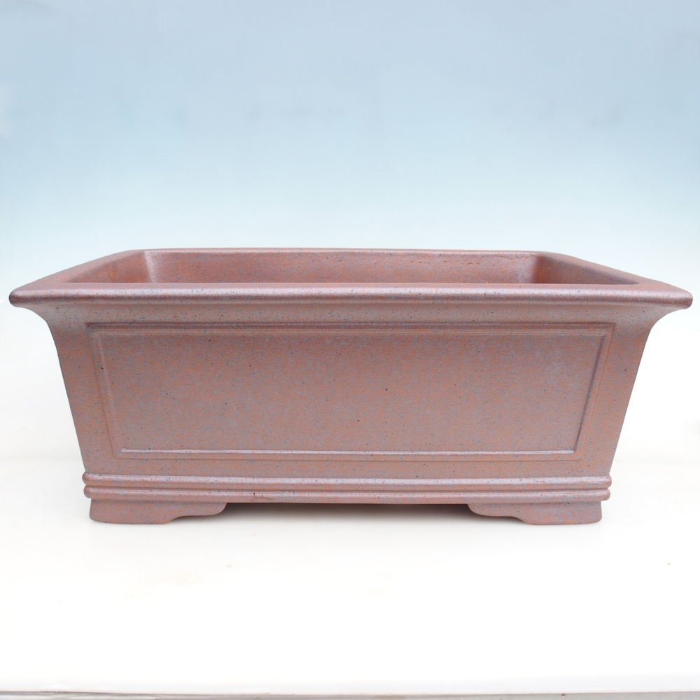 Bonsaischaal van keramiek 52 x 37 x 20 cm , metaalkleur - UITSLUITEND PERSOONLIJKE AFHANG of transport per pallet