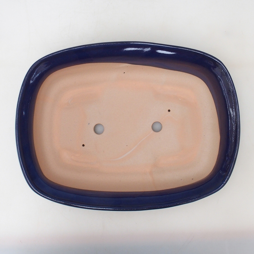 Bonsaischaal H10 - 37 x 28 x 9 cm - blauw