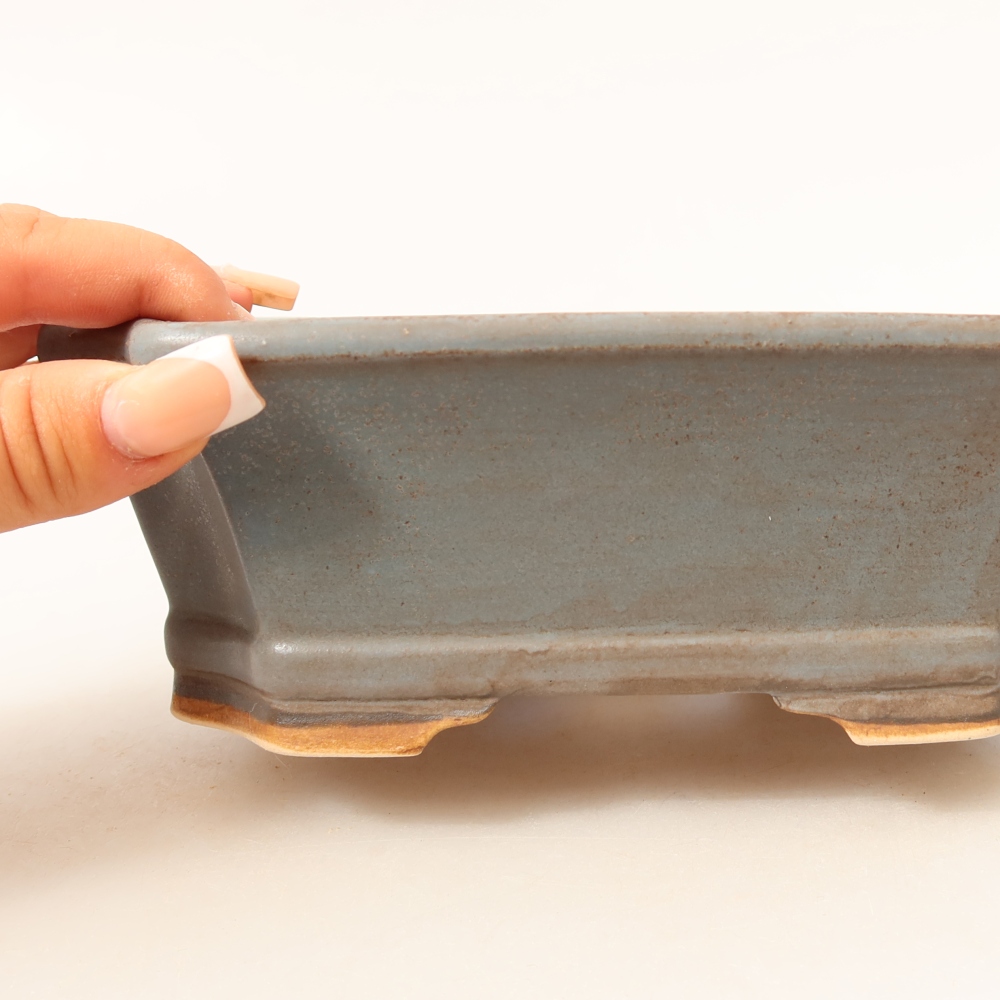 Keramische bonsaipot 18 x 15 x 6 cm, kleur: roze
