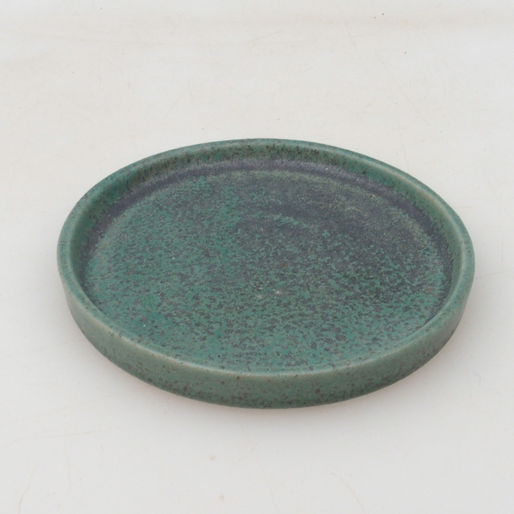 Ronde Bonsai Console D6-S - 10 x 10 x 1 cm - groen