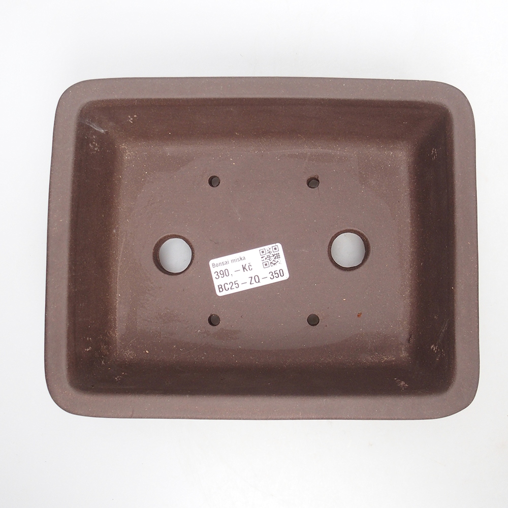 Kom 20,5 x 17 x 7 cm bruin