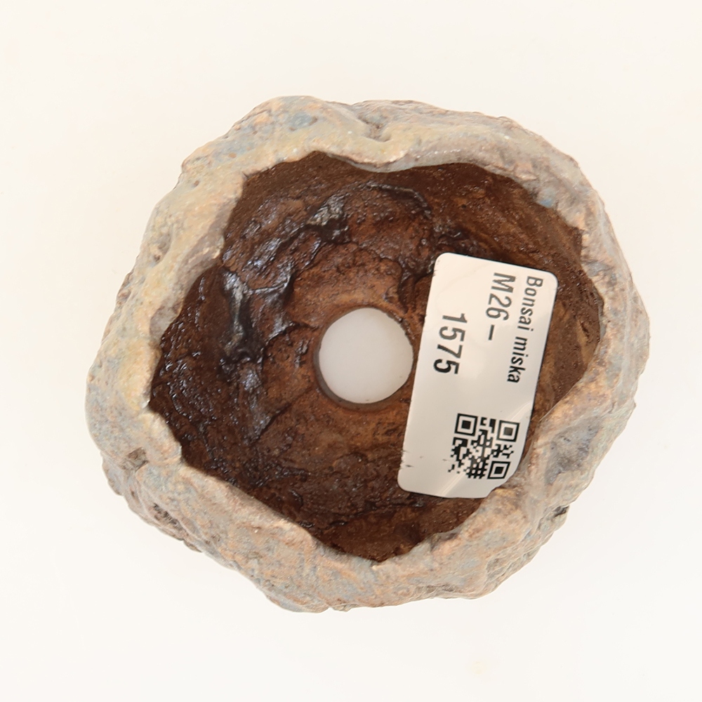 Keramische schaal  5,5 x 5,5 x 6 cm , kleur: blauw