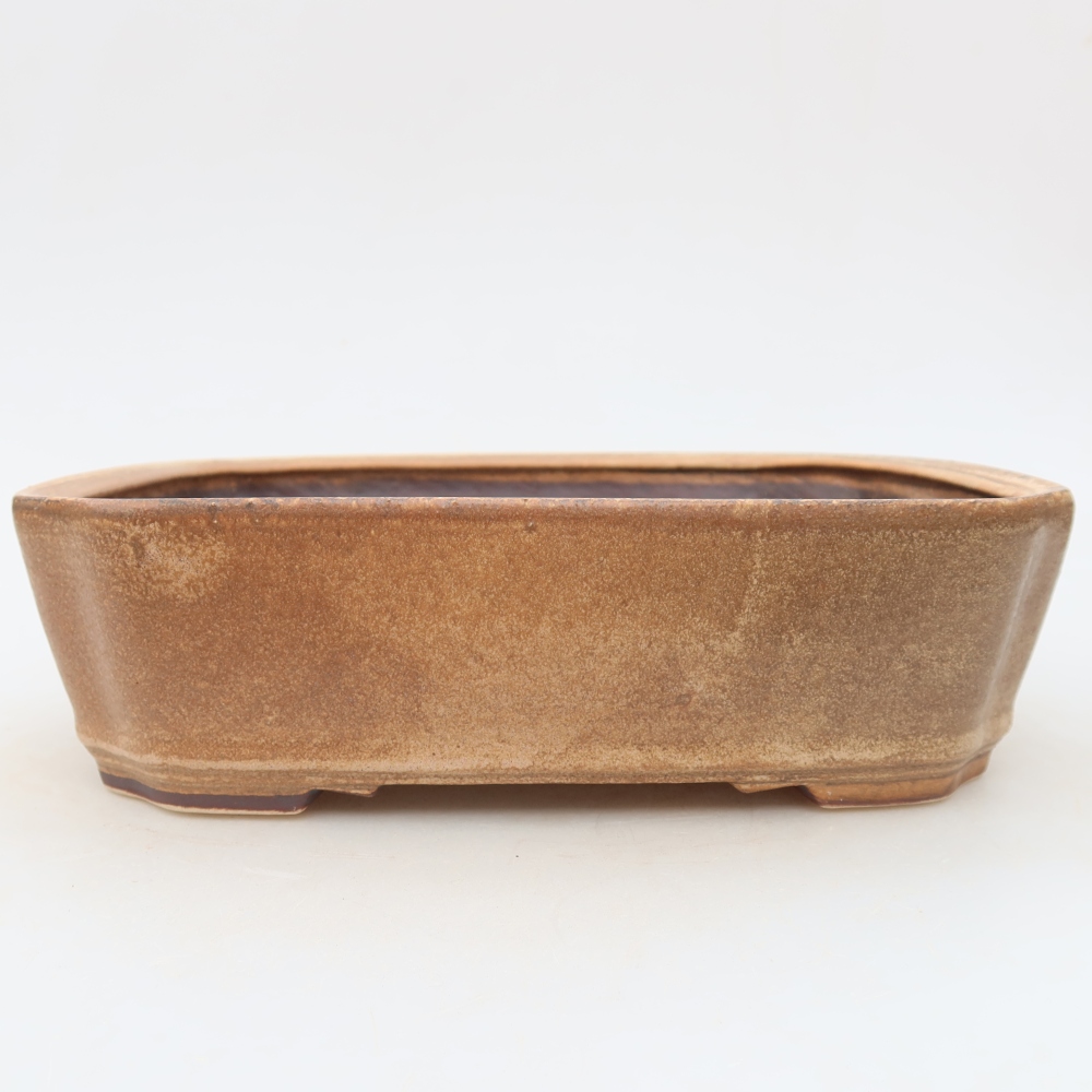 Keramische bonsaipot 21,5 x 18 x 6 cm, kleur: roze