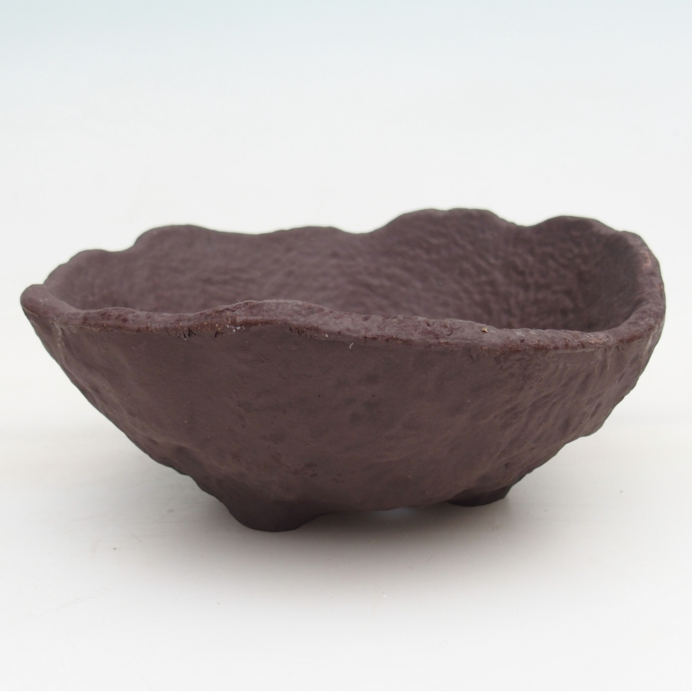 Keramisch Schelp 13 x 13 x 5,5 cm , kleur bruin