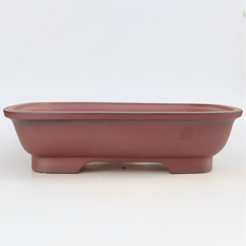 Keramische schaal  32 x 24,5 x 8,5 cm, kleur: baksteenrood