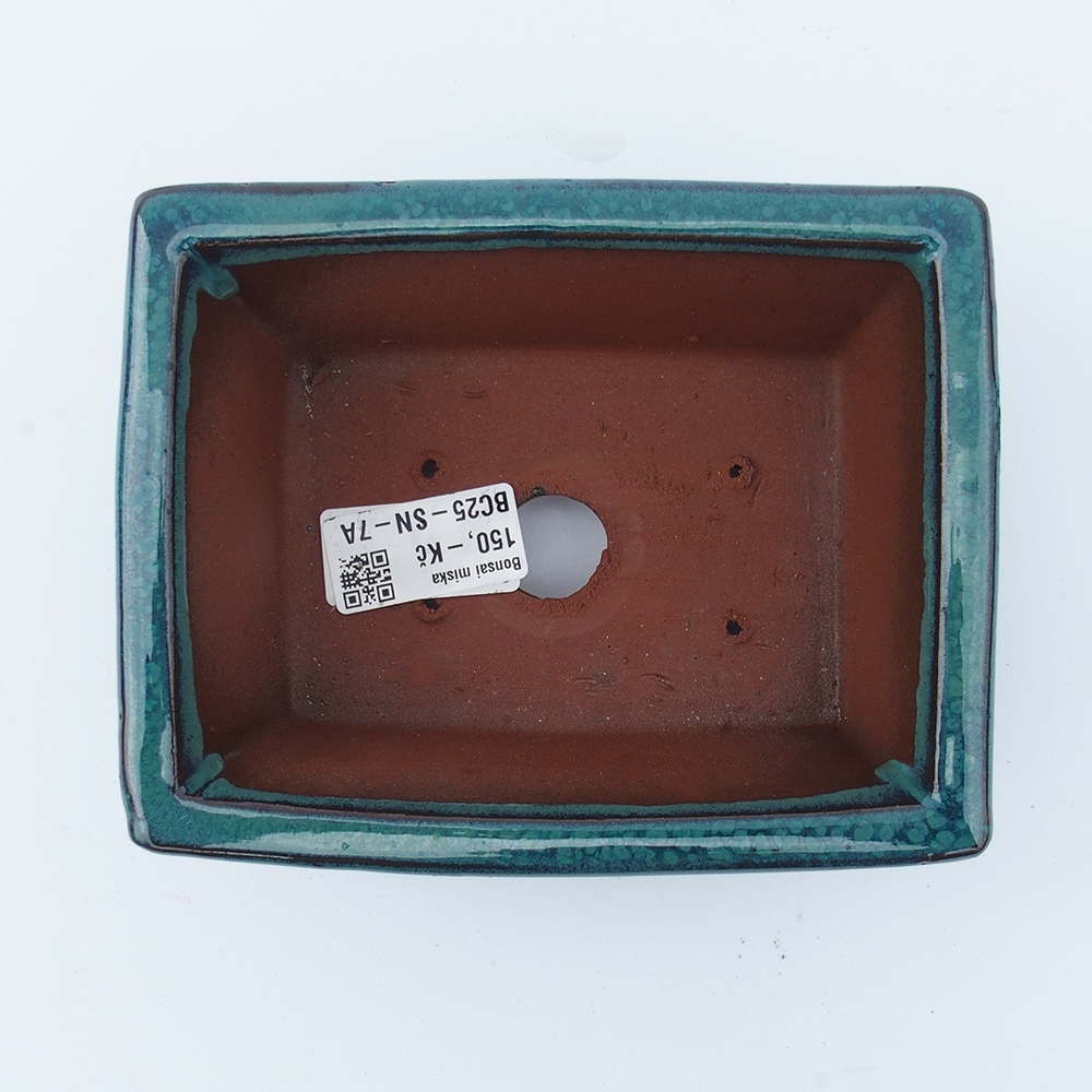 Kom 16 x 12,5 x 6,5 cm blauwgroen