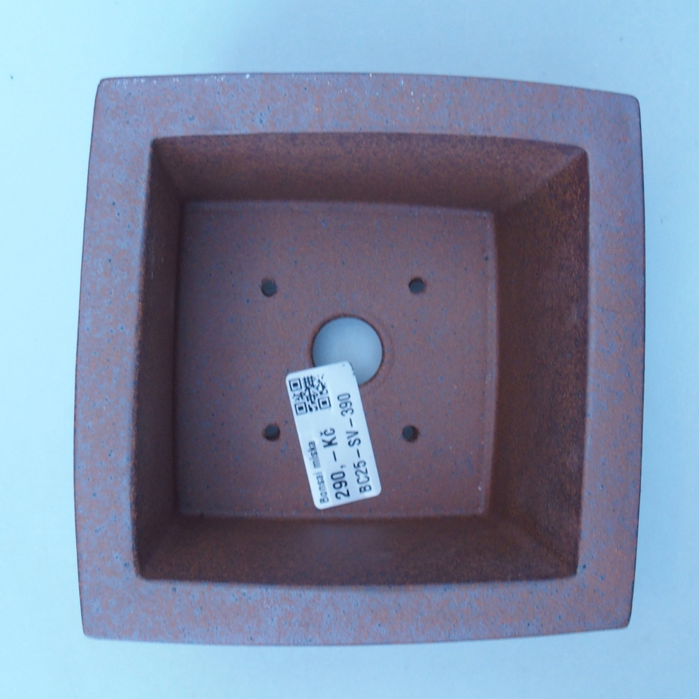 Kom 13,5 x 13,5 x 8,5 cm bruin