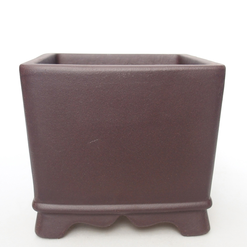 Kom 14 x 14 x 12 cm bruin