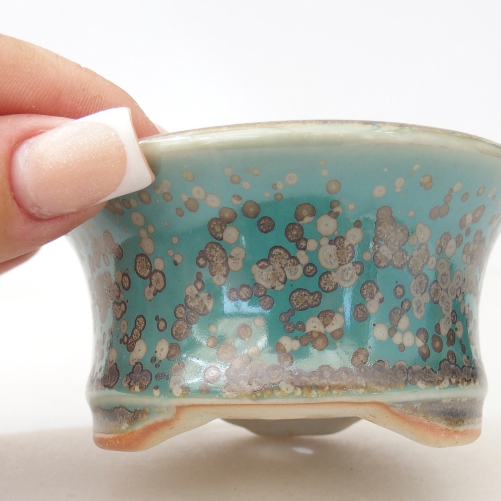 Kom 8,5 x 8,5 x 4,5 cm kleur blauw