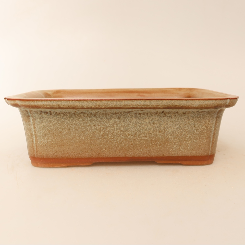 Keramische schaal  20 x 15,5 x 5,5 cm, kleur: beige