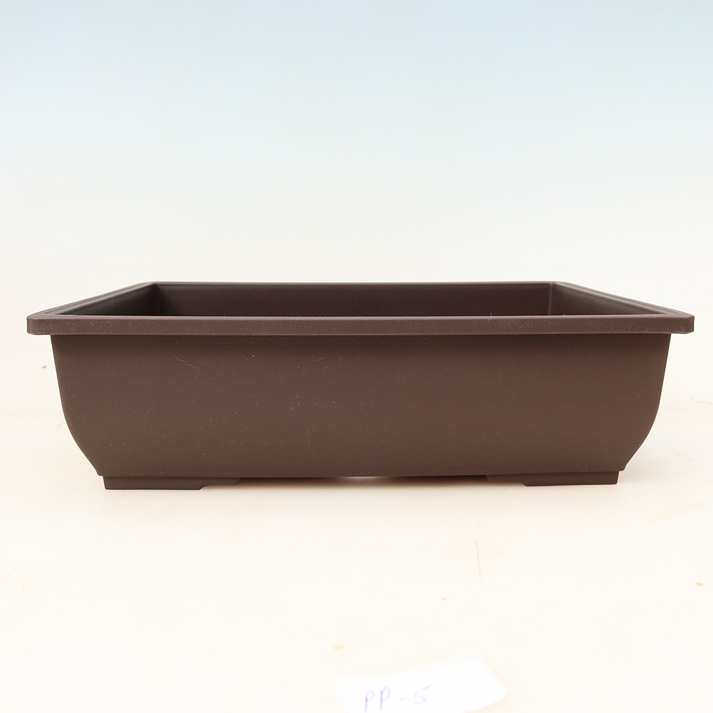 Bonsai-bak van kunststof MP-5 - 28 x 21 x 8 cm, kleur bruin