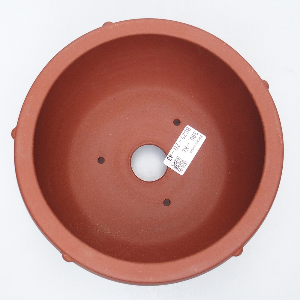 Schaal 19 x 19 x 11,5 cm baksteenkleur