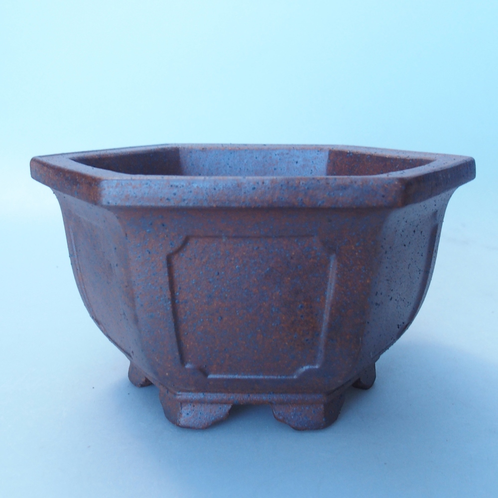 Kom 15,5 x 14 x 8 cm bruin