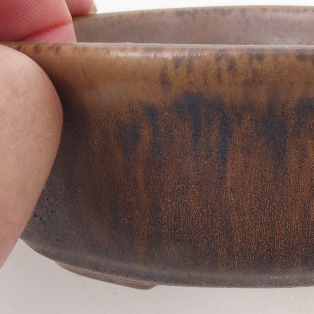 Bonsaischaal H05 - 11 x 8 x 4 cm - bruin