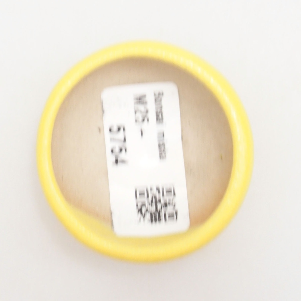 Bonsaischaaltje van keramiek 5 x 5 x 2 cm, geel