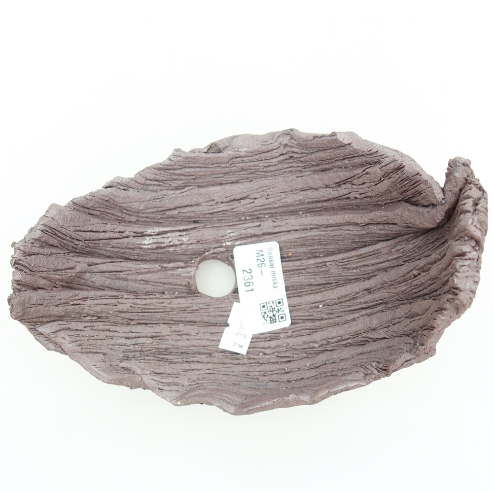 Keramische schaal  14,5 x 11 x 12 cm, kleur bruin