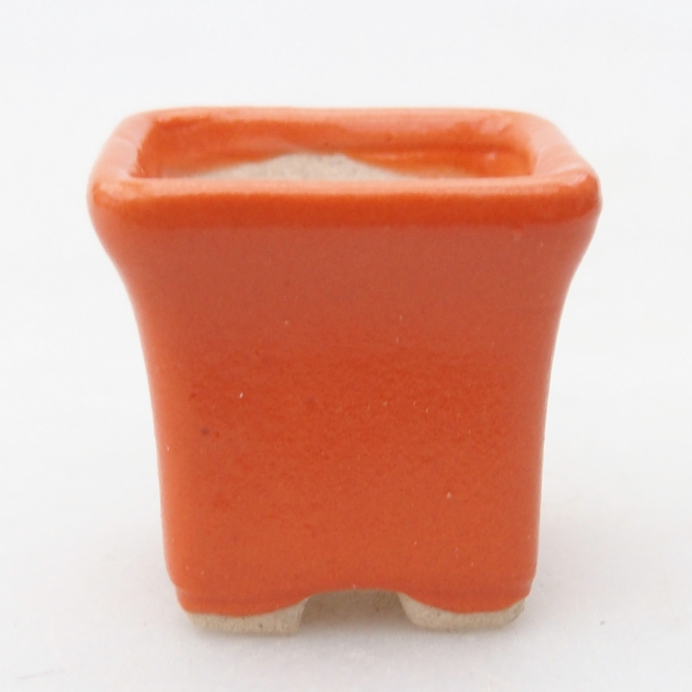 Mini bonsaischaal 2,5 x 2,5 x 2,5 cm, oranje
