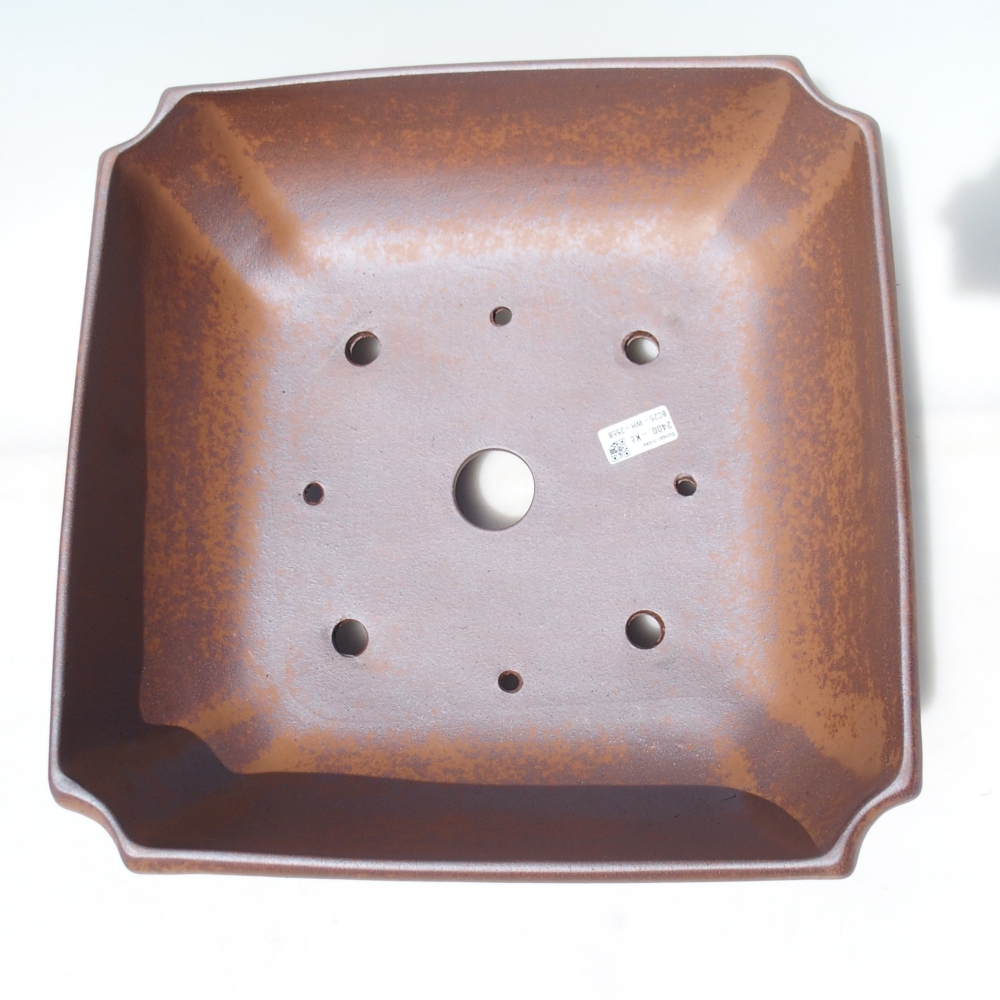 Schaal 40 x 40 x 15 cm bruin - UITSLUITEND PERSOONLIJK AFHALEN OF PALLETVERVOER