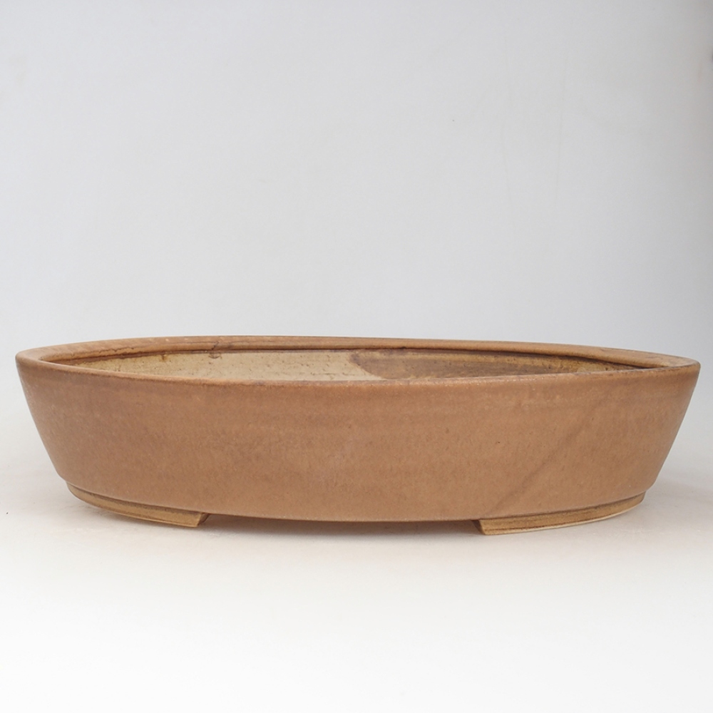 Bonsaischaal van keramiek 32 x 28 x 6 cm, roze