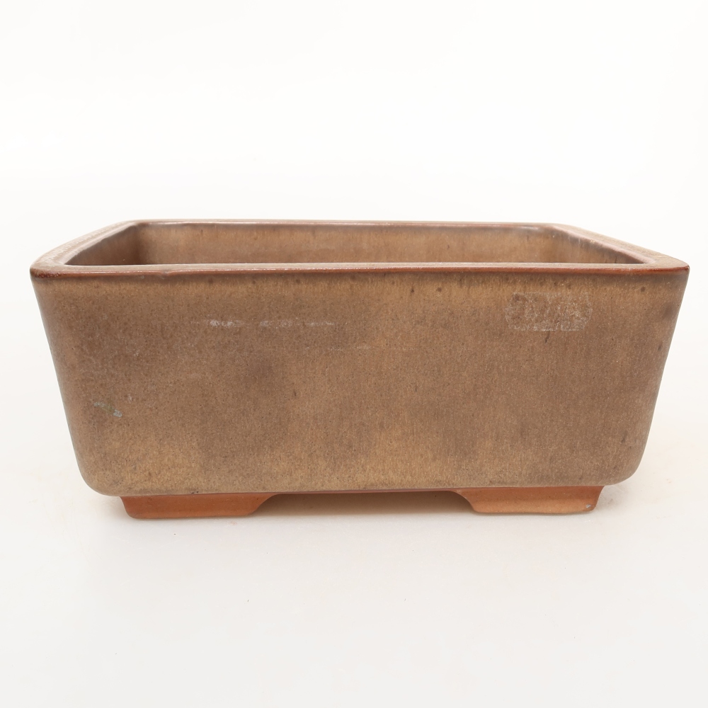 Keramische schaal  19,5 x 15 x 8,5 cm, kleur bruin