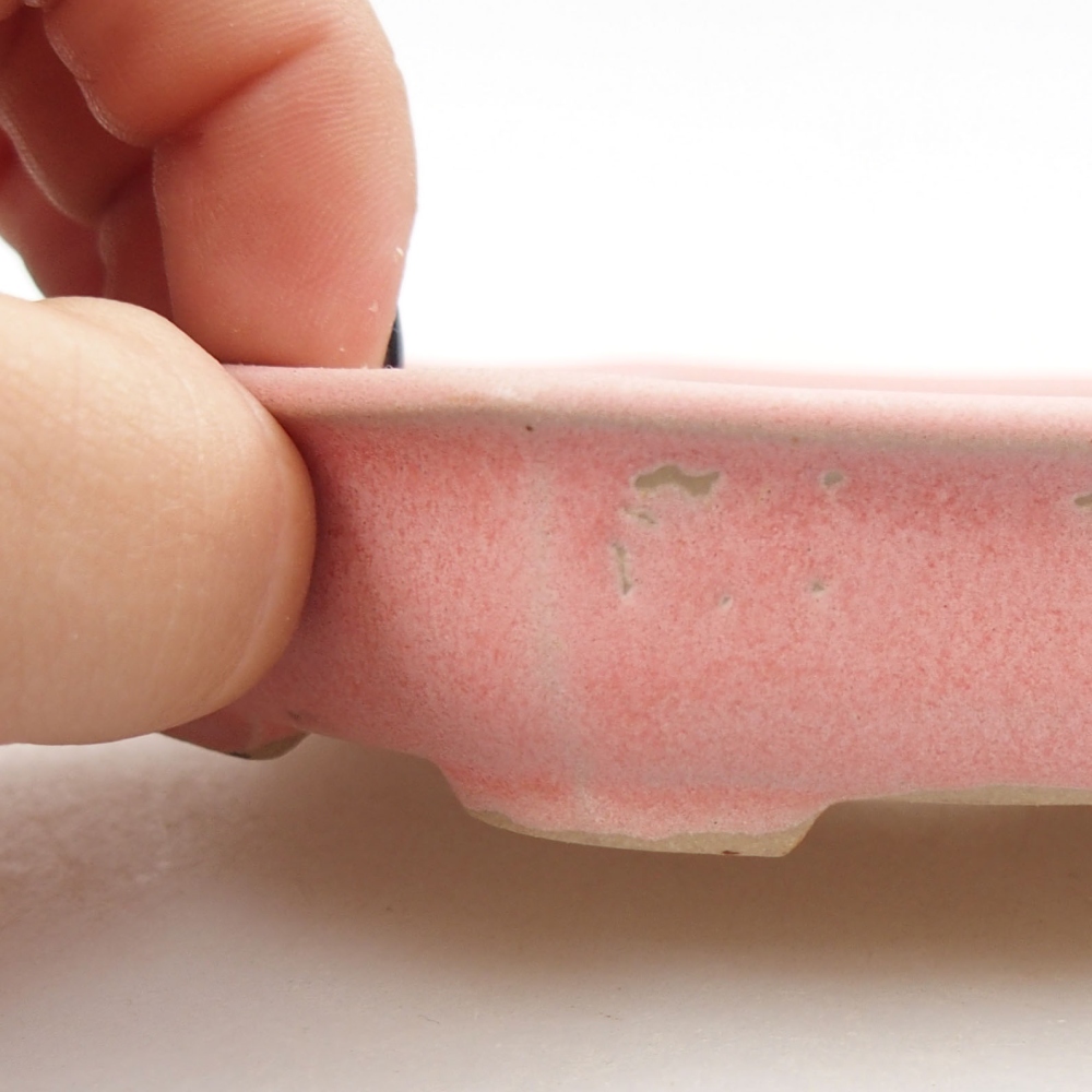 Bonsaischaal van keramiek 22 x 17 x 5 cm, groen